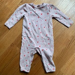 6-12M organic cotton romper